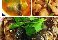 一鱼三吃(豉汁鱼头，芹蒜鱼片，蕃茄鱼尾汤)